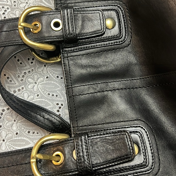 Coach F11844 Women's Black Leather SoHo Shoulder Bag - Picture 9 of 10